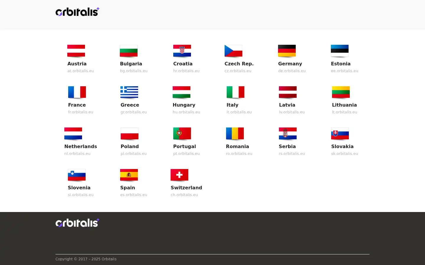 Screenshot of orbitalis.eu