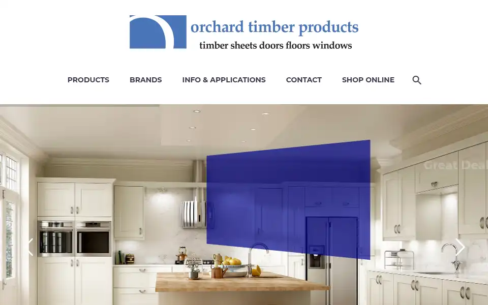 Screenshot of orchardtimberproducts.co.uk