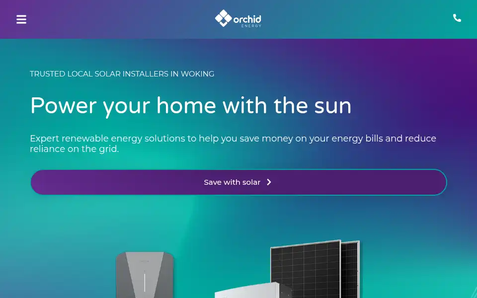 Screenshot of orchidenergy.co.uk