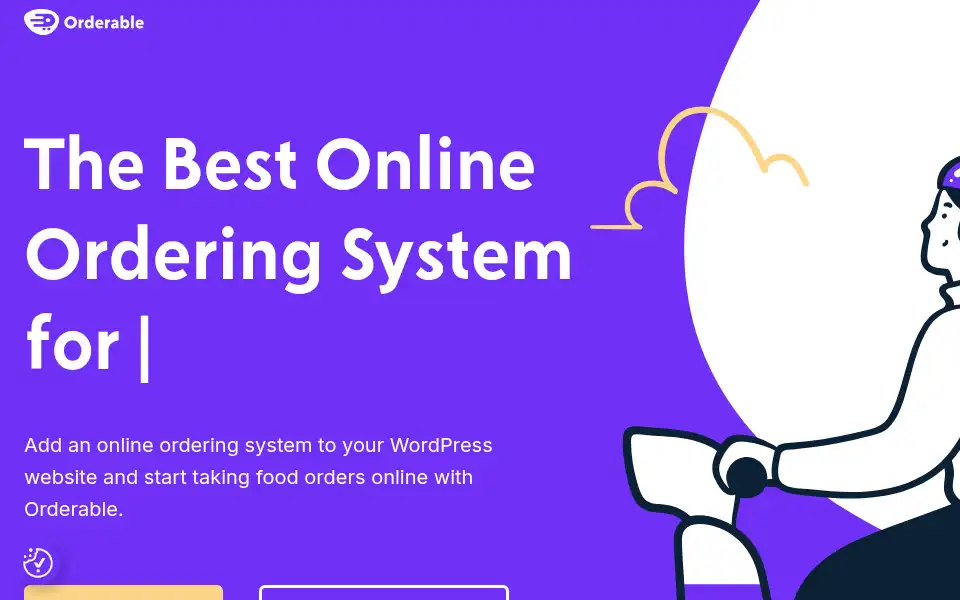 Screenshot of orderable.com