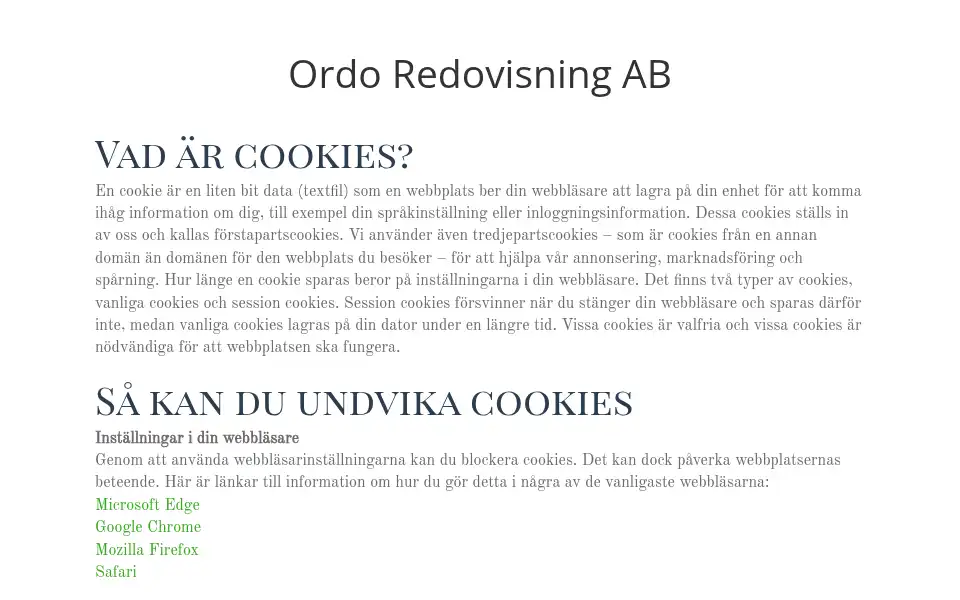 Screenshot of ordoab.com