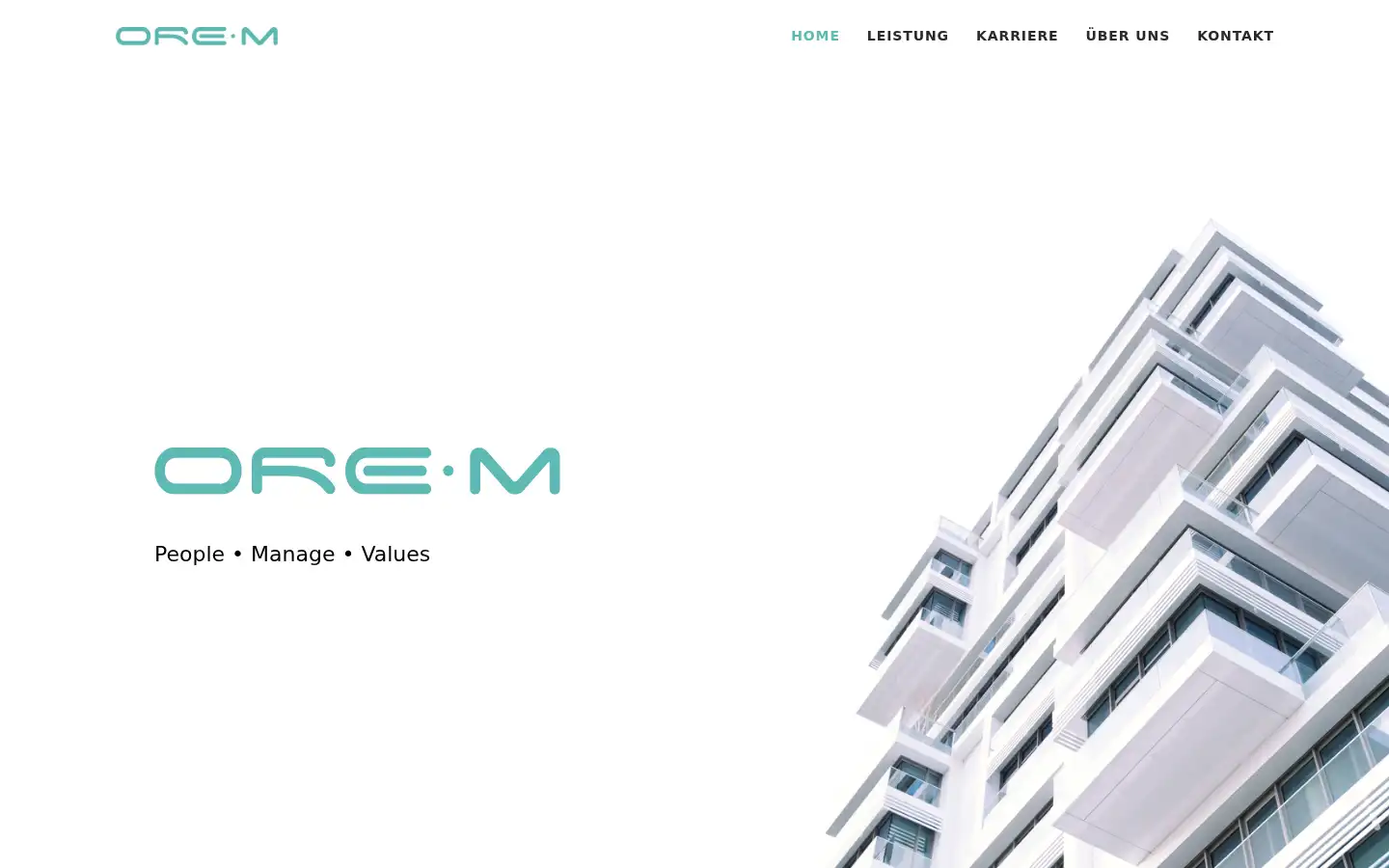 Screenshot of ore-m.com
