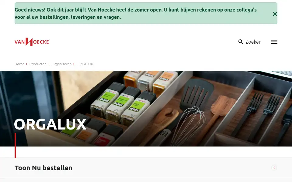Screenshot of orgalux.com