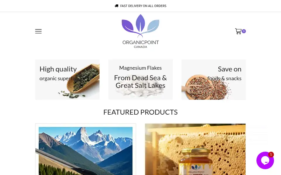 Screenshot of organicpoint.ca