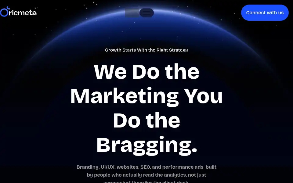 Screenshot of oricmeta.com