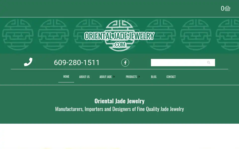 Screenshot of orientaljadejewelry.com