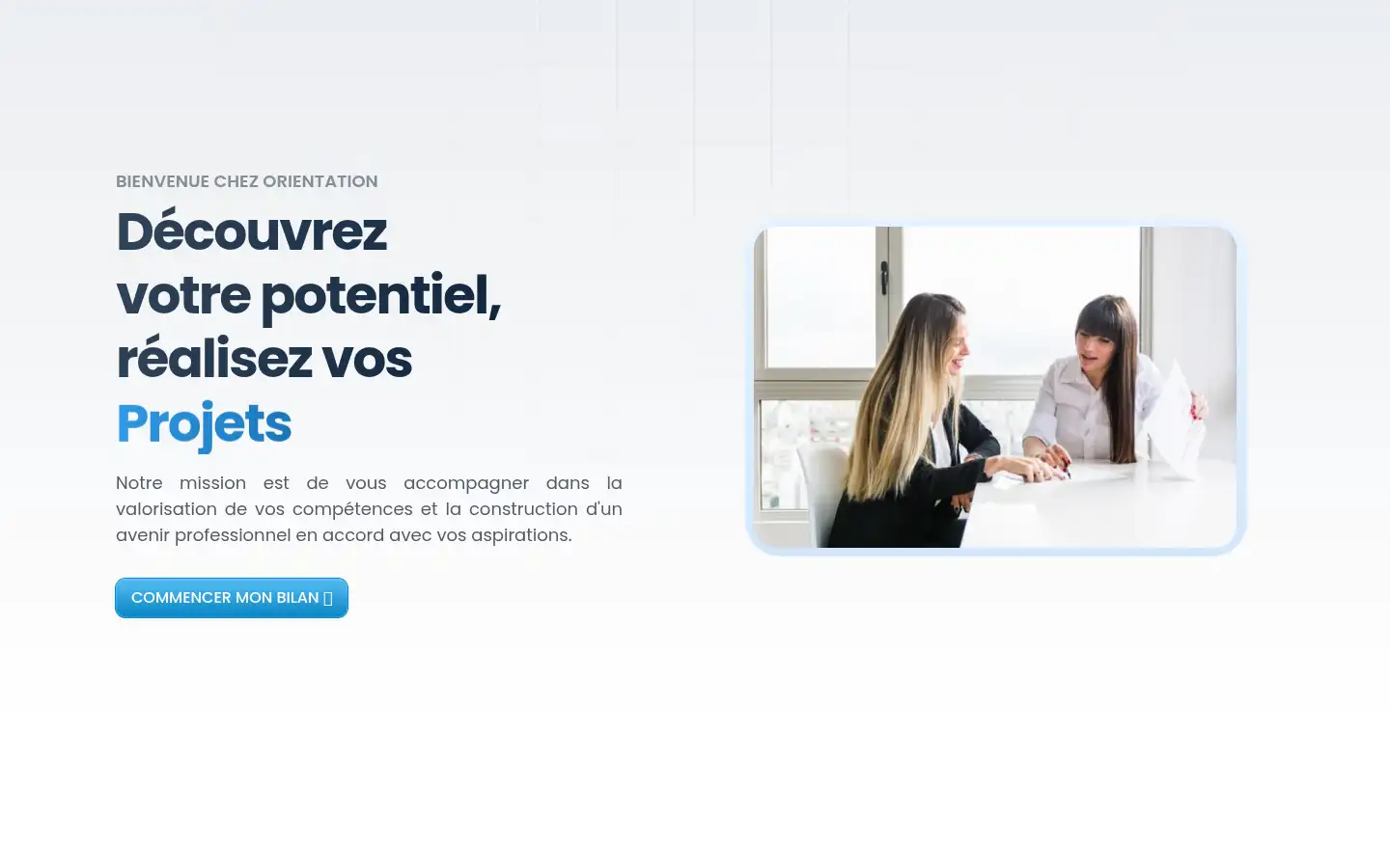 Screenshot of orientation-competences.fr