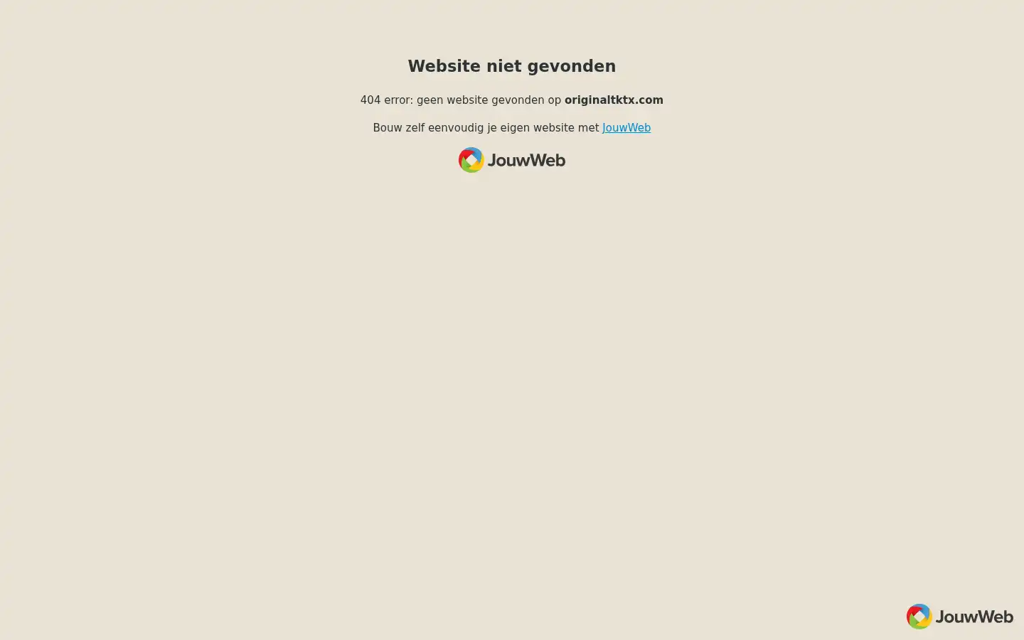 Screenshot of originaltktx.com