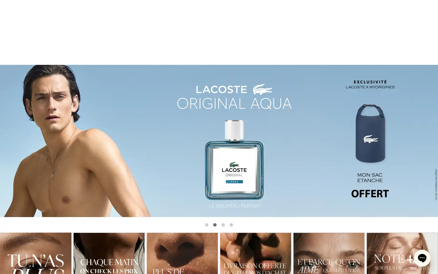 Screenshot of originesparfum.com