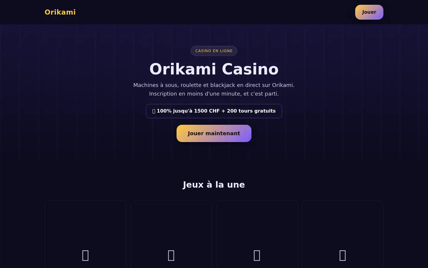 Screenshot of orikami.lol