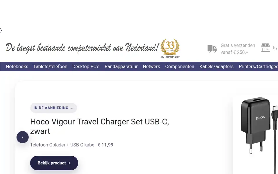 Screenshot of orionbv.nl