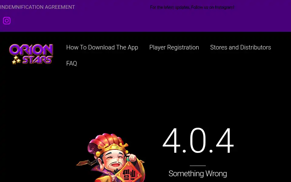 Screenshot of orionstarsonline.com