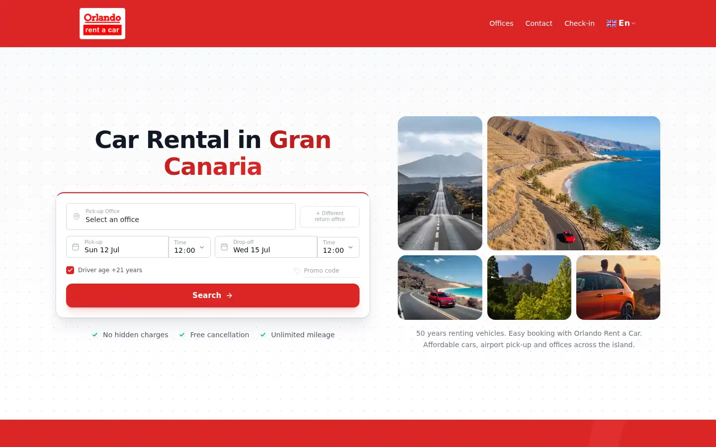 Screenshot of orlandorc.com