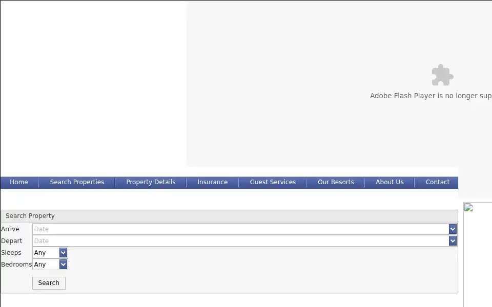Screenshot of orlandovacationrentalservices.com