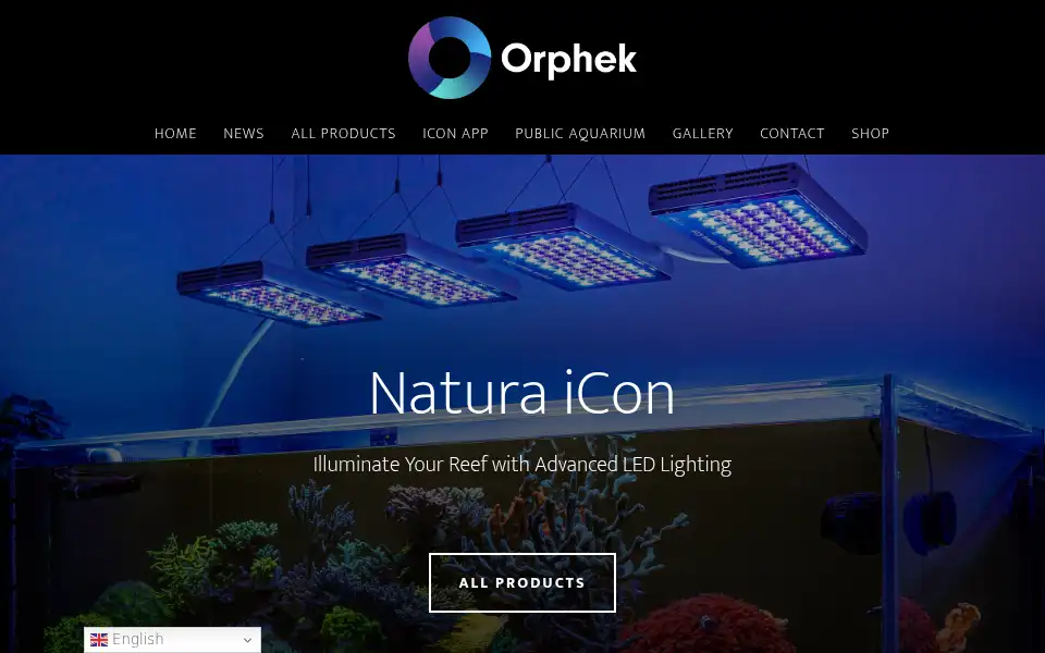Screenshot of orphek.com