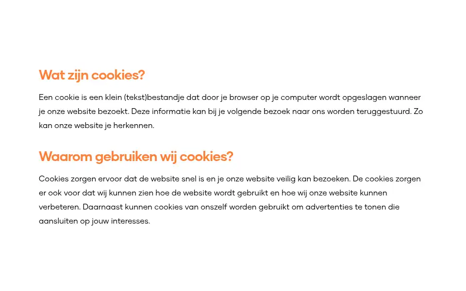 Screenshot of orthoflakkee.nl