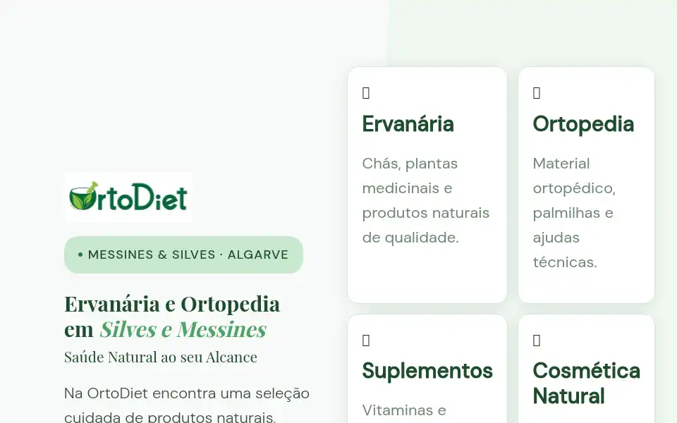 Screenshot of ortodiet.com