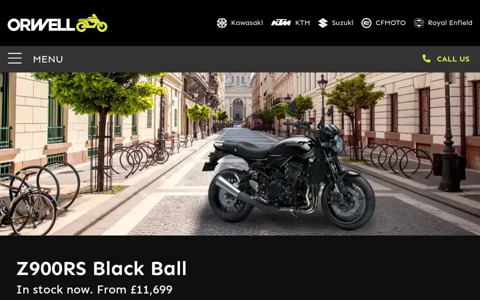 Screenshot of orwell.co.uk
