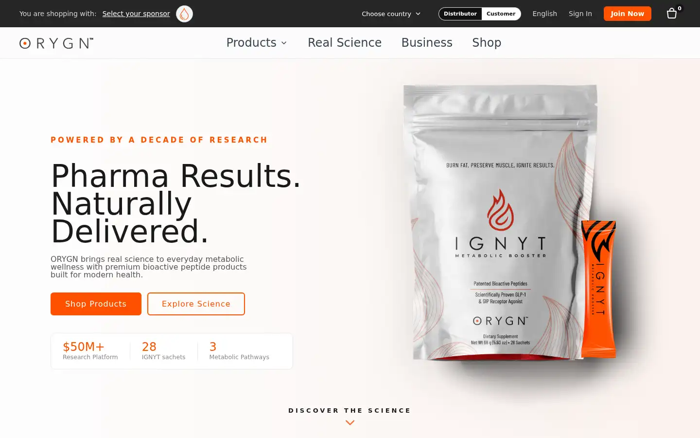Screenshot of orygn.co