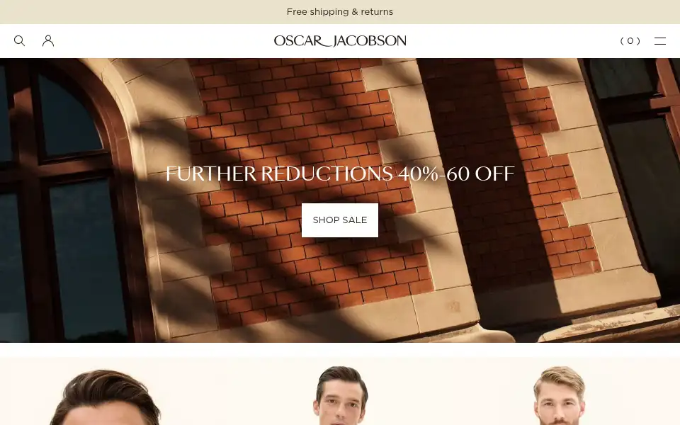 Screenshot of oscarjacobson.com