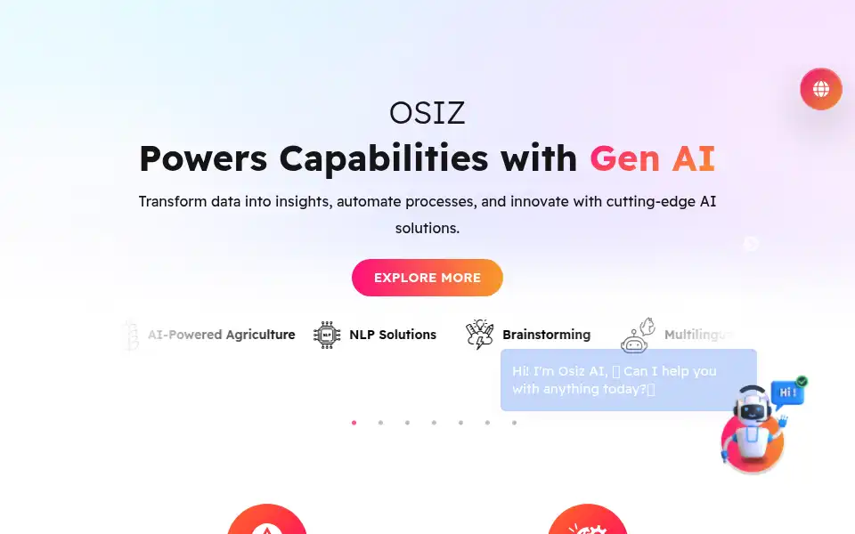 Screenshot of osiztechnologies.com