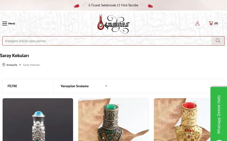 Screenshot of osmanlipazar.com