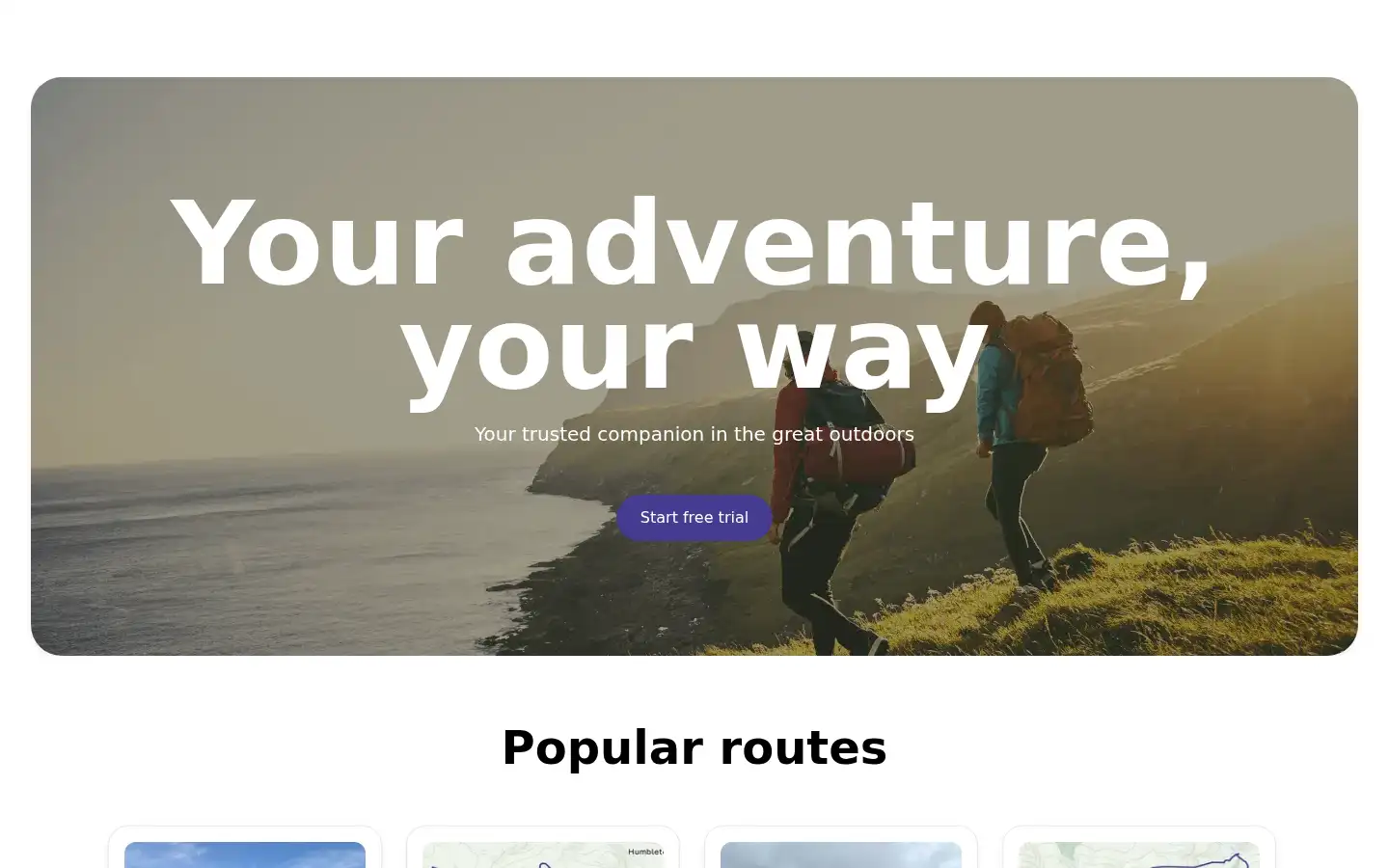 Screenshot of osmaps.com