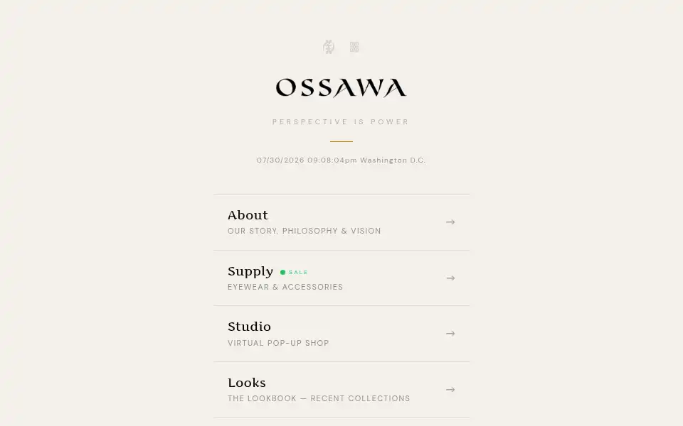 Screenshot of ossawa.co