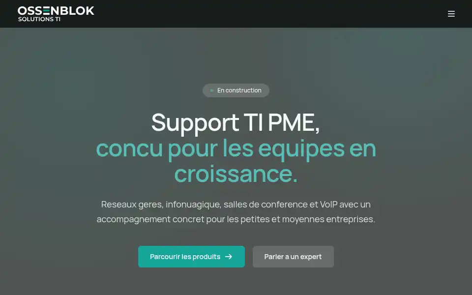 Screenshot of ossenblok.ca