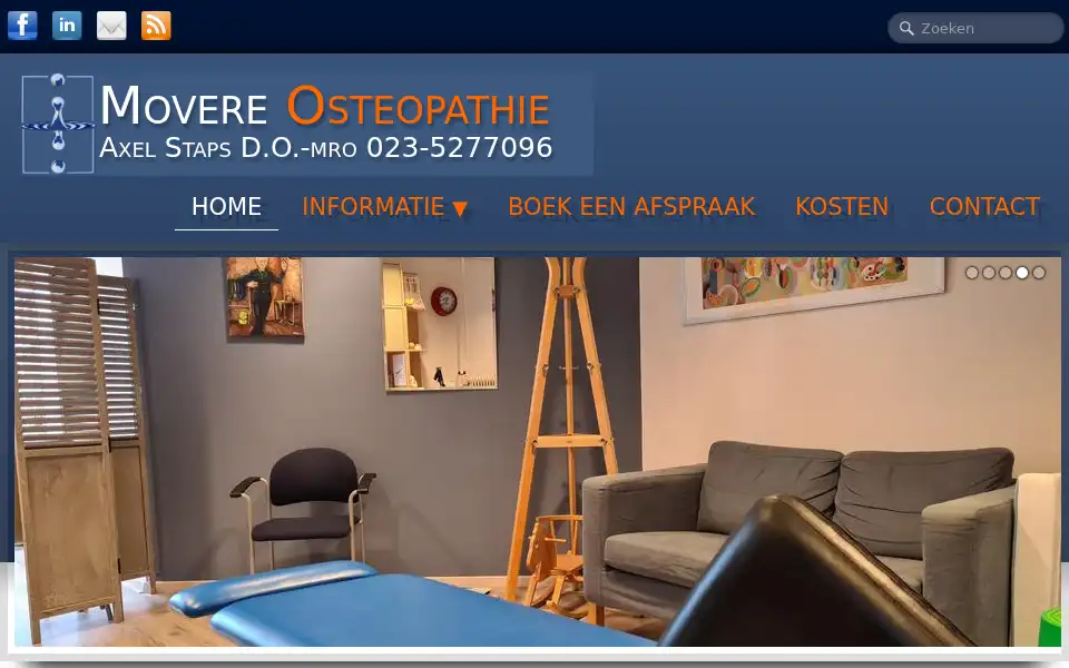 Screenshot of osteopathie-movere.com