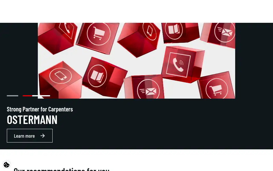 Screenshot of ostermann.eu