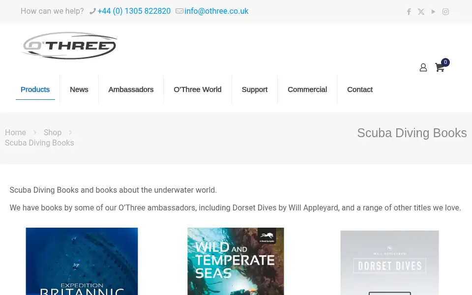 Screenshot of othree.co.uk