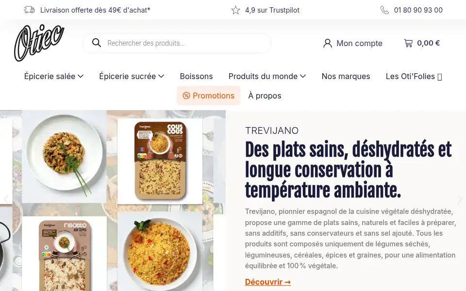 Screenshot of otiec.fr