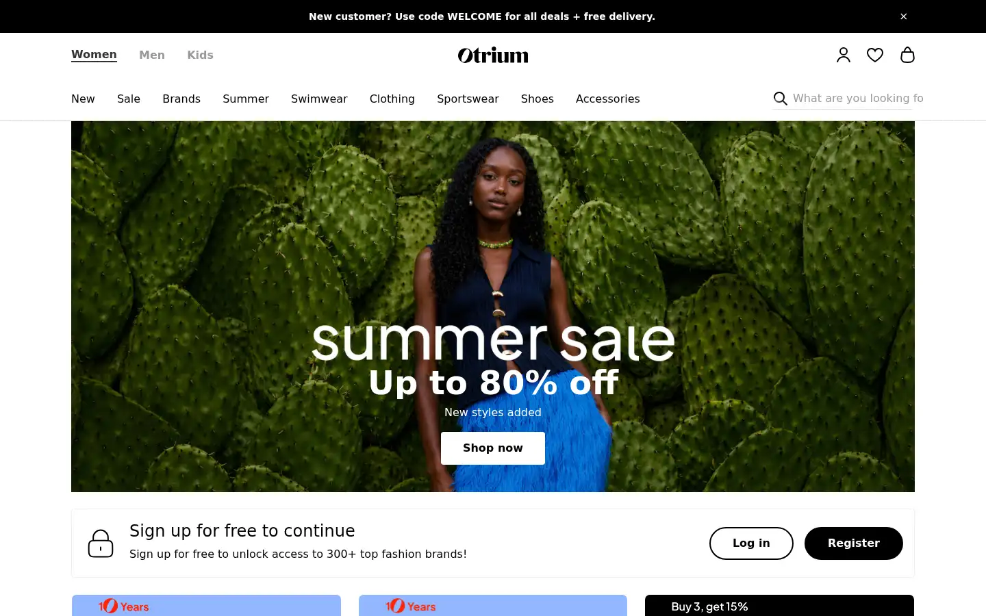 Screenshot of otrium.com