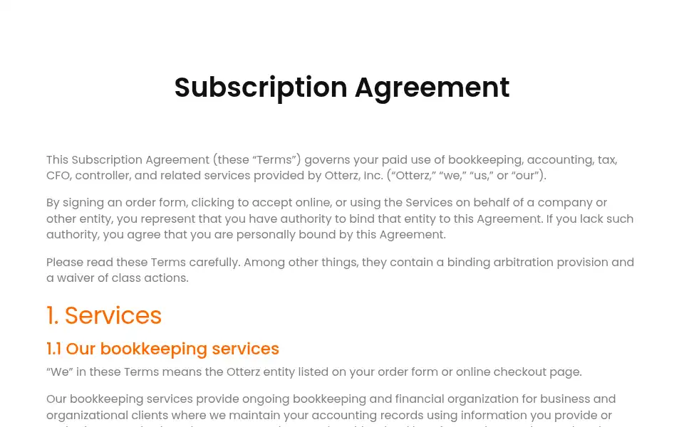 Screenshot of otterz.co