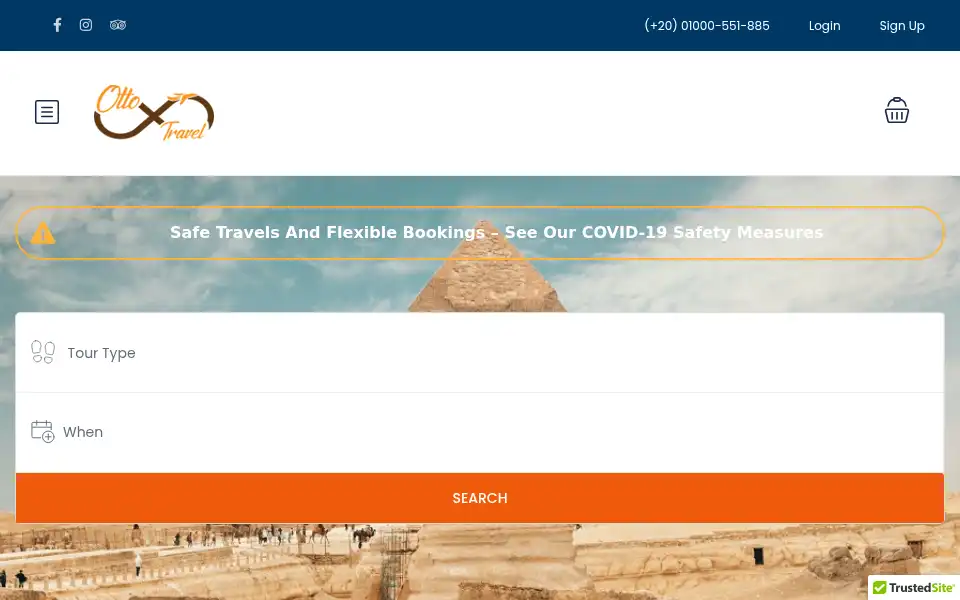 Screenshot of ottotravel.net