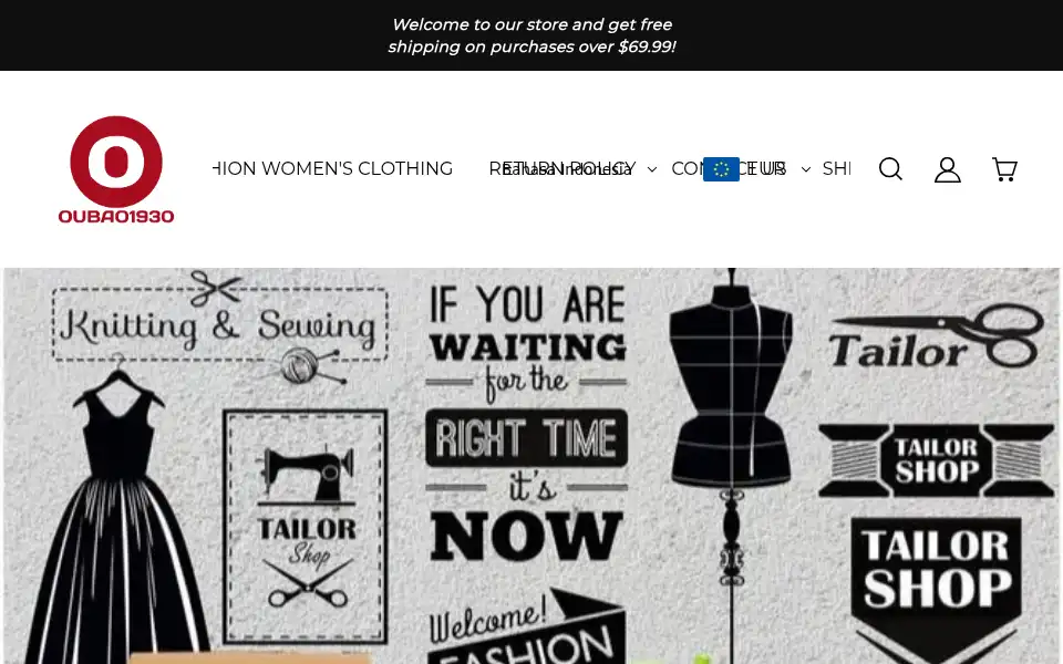 Screenshot of oubao1930.com