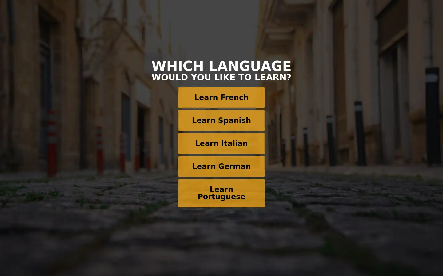 Screenshot of ouinolanguages.com