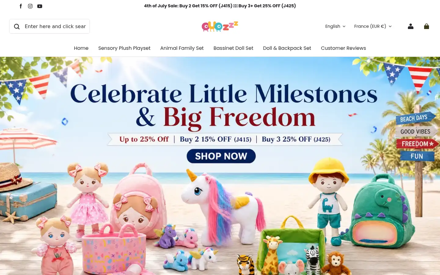 Screenshot of ouozzzshop.com