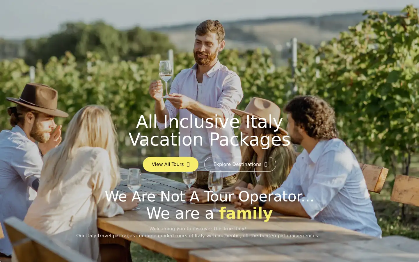 Screenshot of ourdolcevita.com