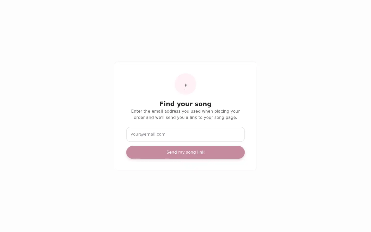 Screenshot of ourmelodystory.com