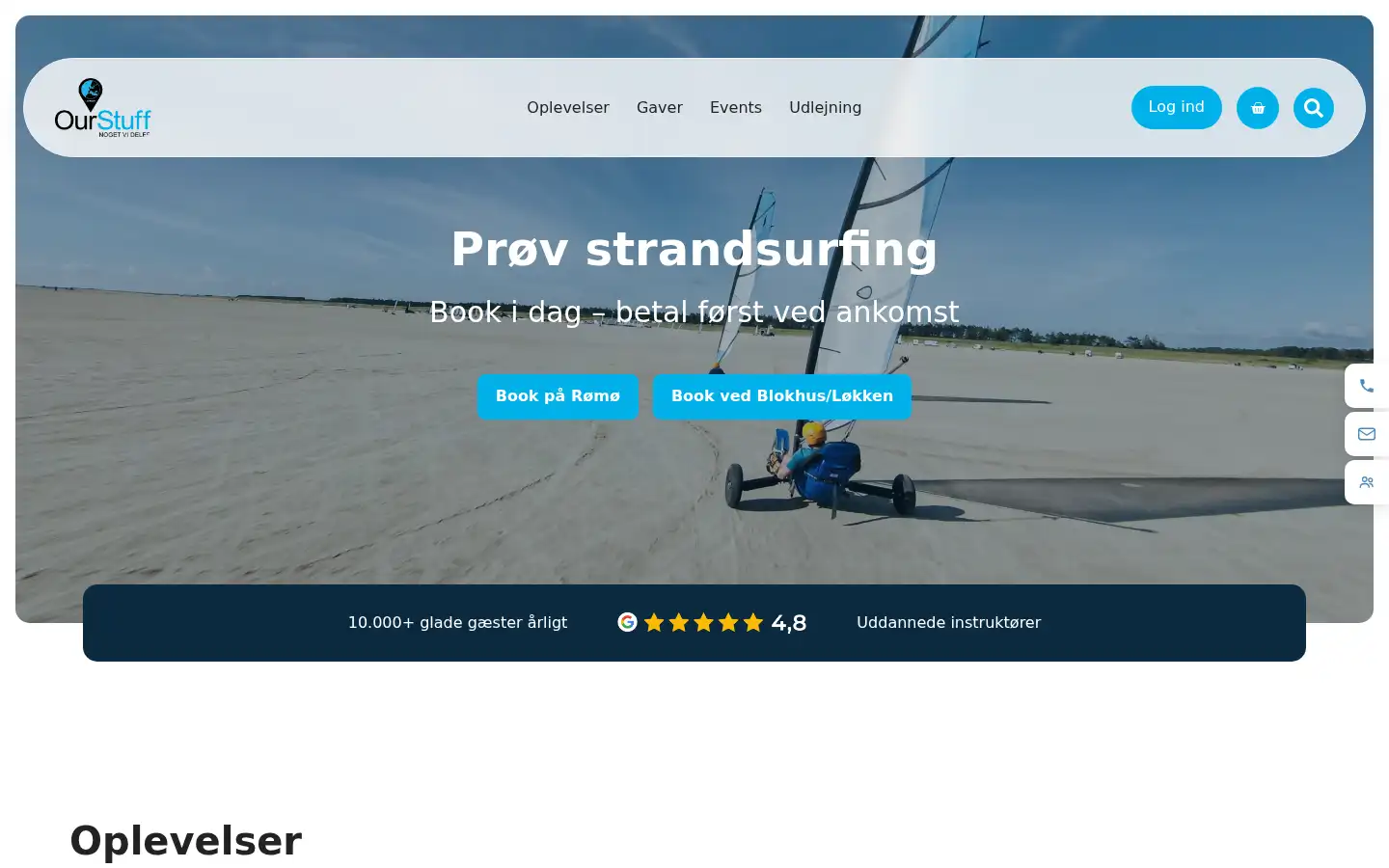 Screenshot of ourstuff.dk