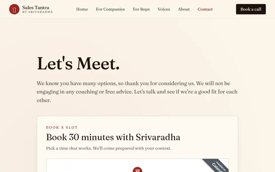 Screenshot of outboundsales.in