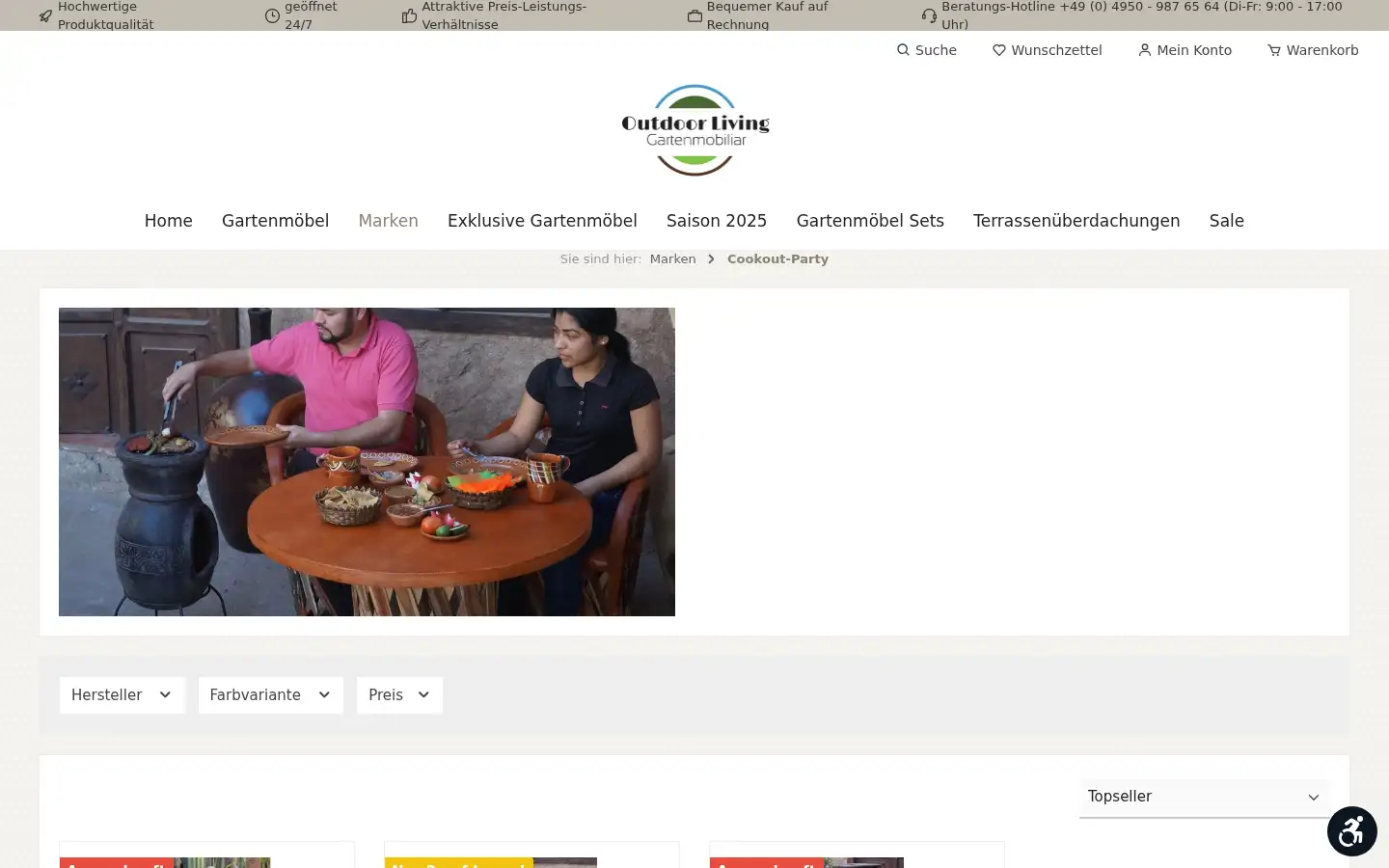 Screenshot of outdoor-living.info