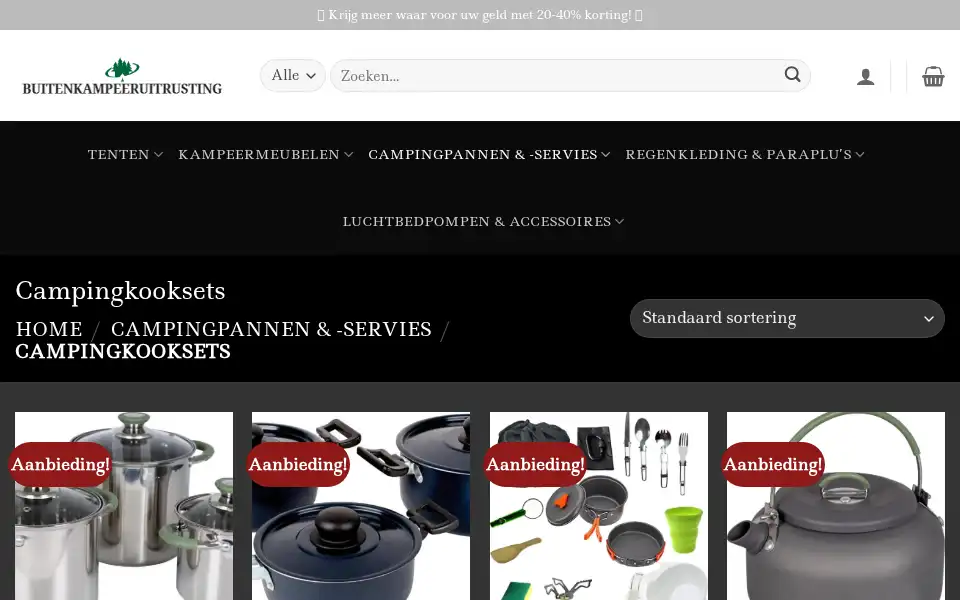 Screenshot of outdoorkampeergear.com