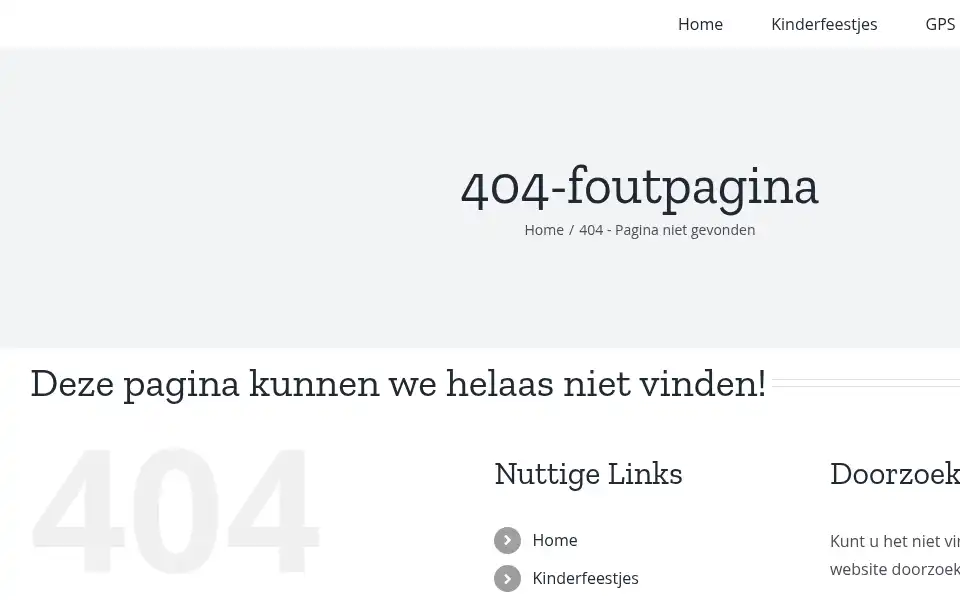 Screenshot of outdoorkids.nl