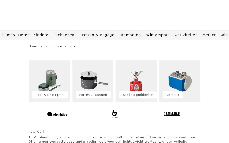 Screenshot of outdoorsupply.nl
