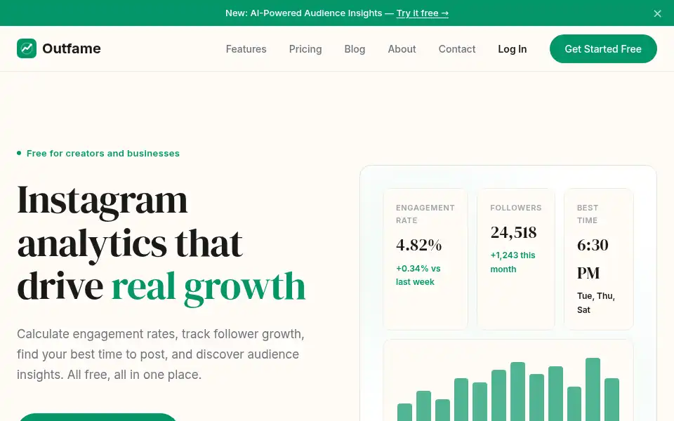 Screenshot of outfame.co