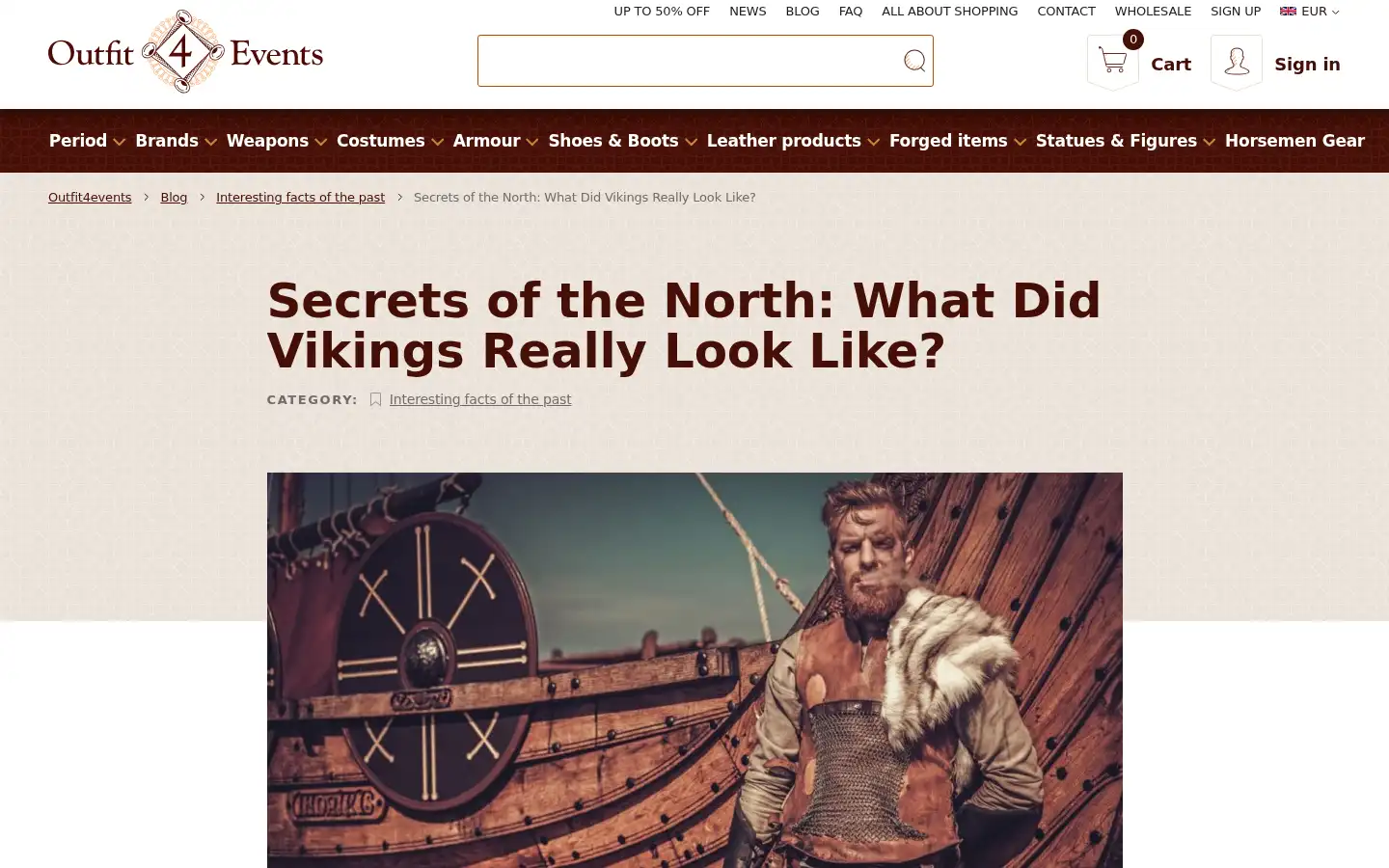Screenshot of outfit4events.com