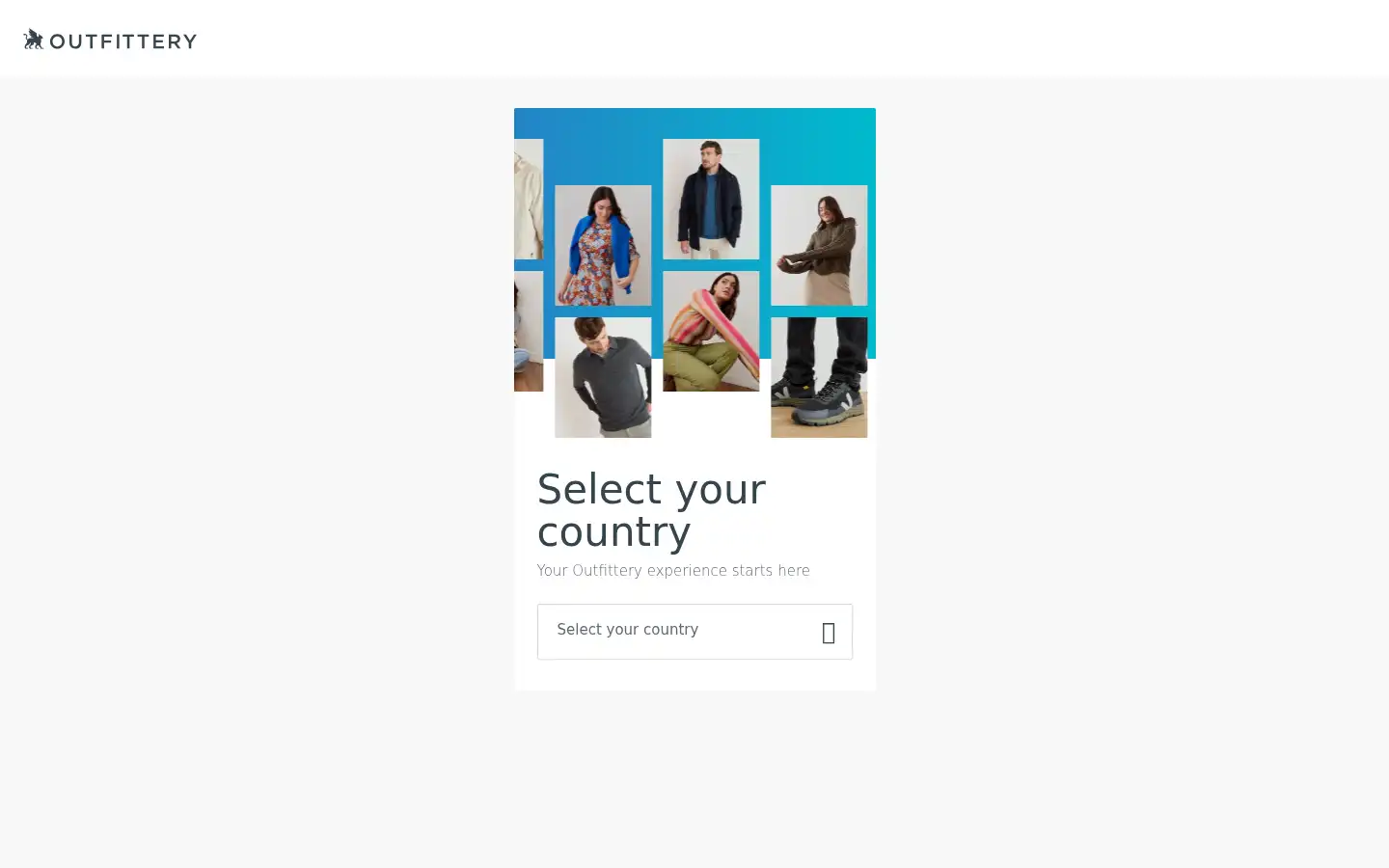 Screenshot of outfittery.lu